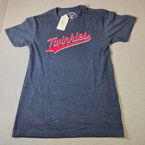 Twinkies Script Logo T Shirt Small SotaStick MLB Minnesota Twins Style NWT